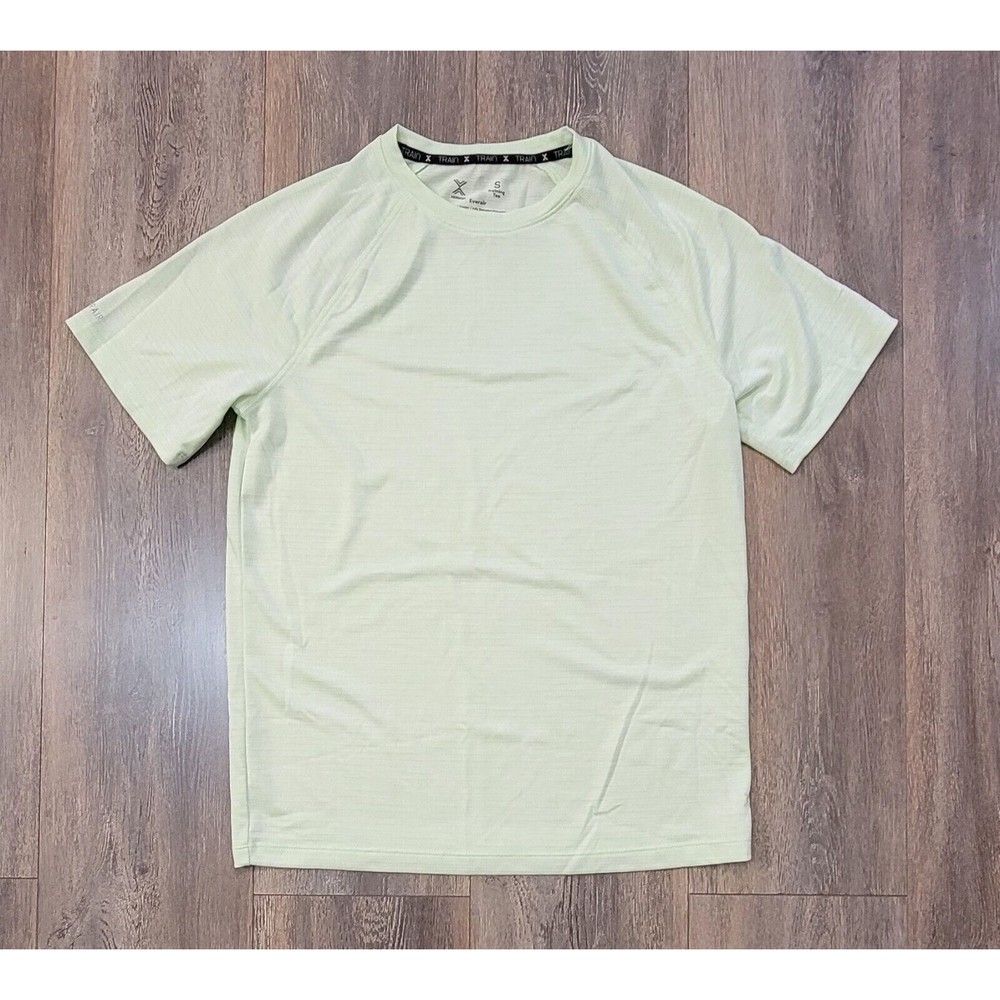 Xersion Everair Training T-Shirt Green Tee Crew Neck Short Sleeve Womens Size S